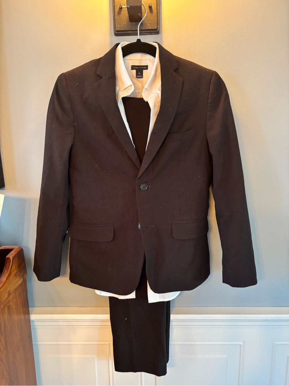 Calvin Klein size 12 black suit